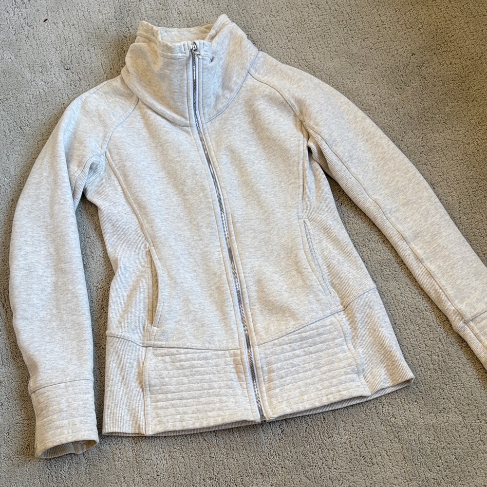 Lululemon Athletica Light Gray Radiant Jacket II